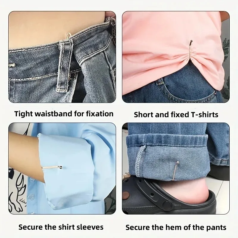 Tight Corset Invisible Metal Adjustable Button Clip Suitable for Jeans and Fashion Accessories Invisible and Convenient Decorate