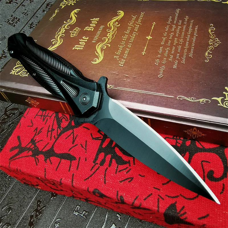 

Outdoor tactical folding knife ABS folding knife outdoor knife pocket knife fruit knife outdoor jungle folding defensive knife