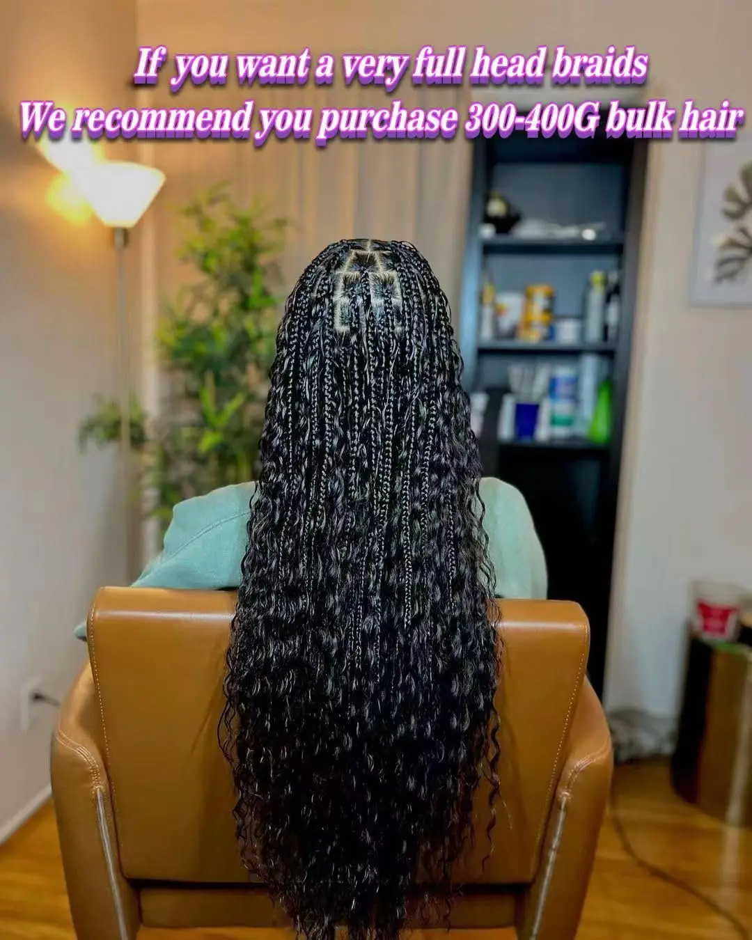 Bulk 100% Human Hair Deep Wave Boho Braids Unprocessed No Weft Brazilian Remy Extensions for Hair Wig Making
