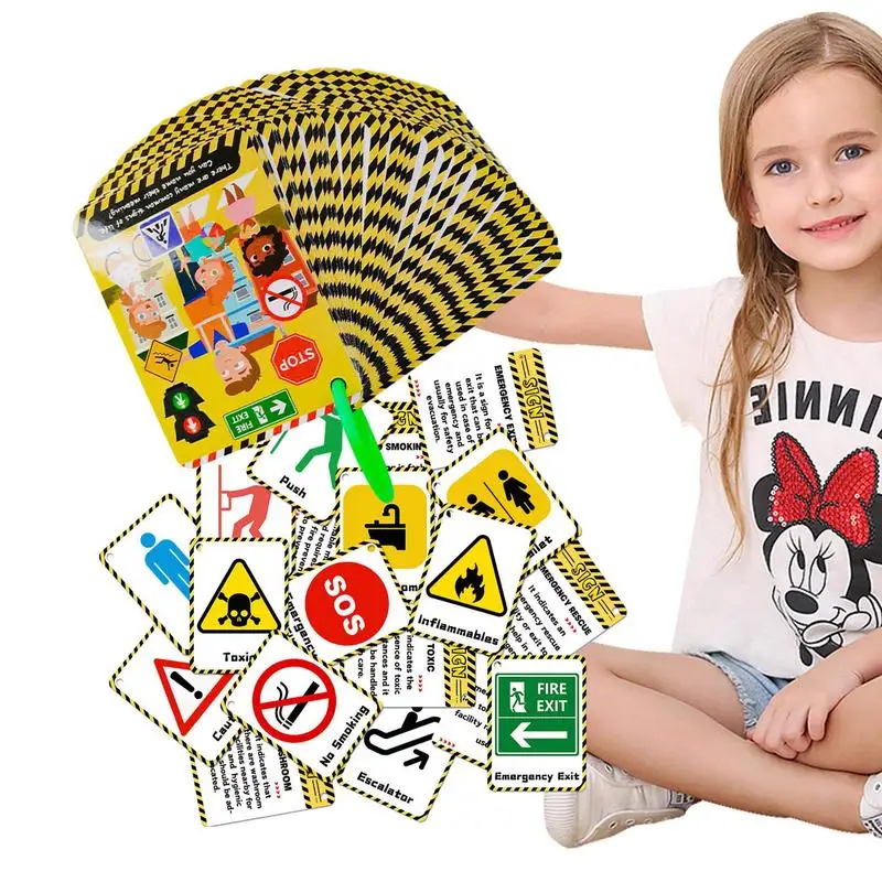 

Дорожные Обучающие фонарики 50 шт. говорящие карты P0int дорожные знаки выживания настольная игра обучающая игрушка для дошкольного возраста