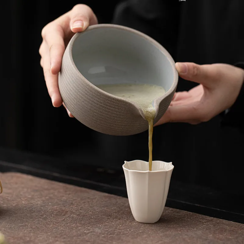 Ancient Pottery Tea Set Complete Set Matcha Beater Tea Brush Japanese Matcha Set Kit Tea Maker Tea Ceremonial for Beverage Shop