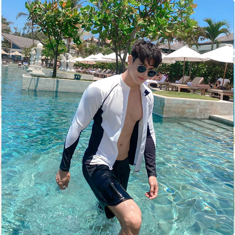 Men's Rash Guard Swim Shirts and Trunks Summer Sun UV Sun Protection Quick Dry Beach Fishing Water Shirts T for Men/Women rash guard