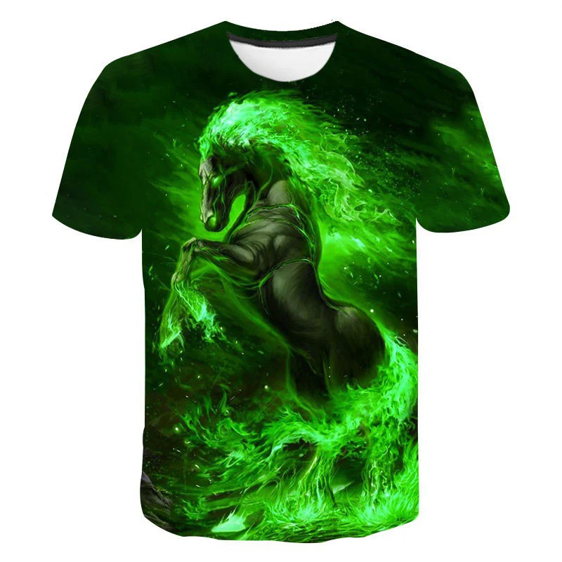 Casual Oversized 3D Print T Shirt