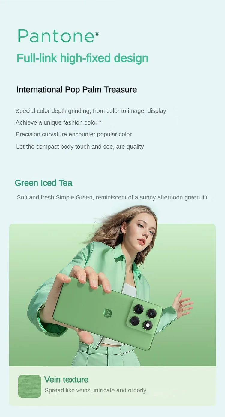 Global Rom Lenovo Motorola Edge 60 5G Mobile Phone 6.7inch 1.5K Eye Protection P OLED Screen 5500mAh 68W Fast Charge 50MP Came