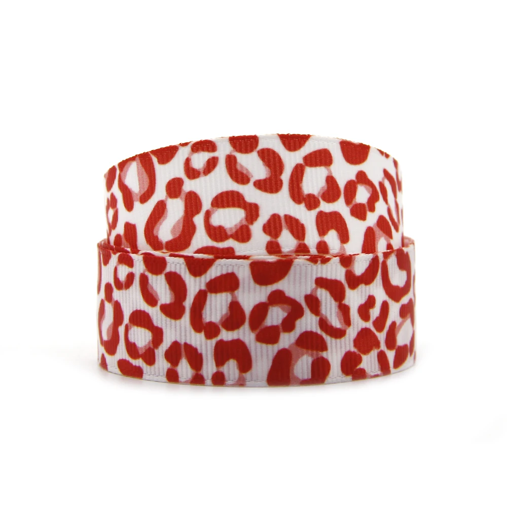 Ribbon Decoration Ribbon Supplies Grosgrain Ribbon 5 Yards Multi Sized Leopard Zebra Printed Grosgrain Ribbons DIY Sewing Accessory Gift Wrap Ribbon Holiday Decoration