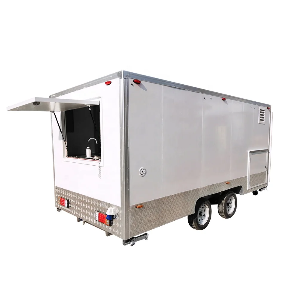 High Quality Mobile Snack Food Trailer Multifunctional Food Drink Desert Retail Trailer With Ce