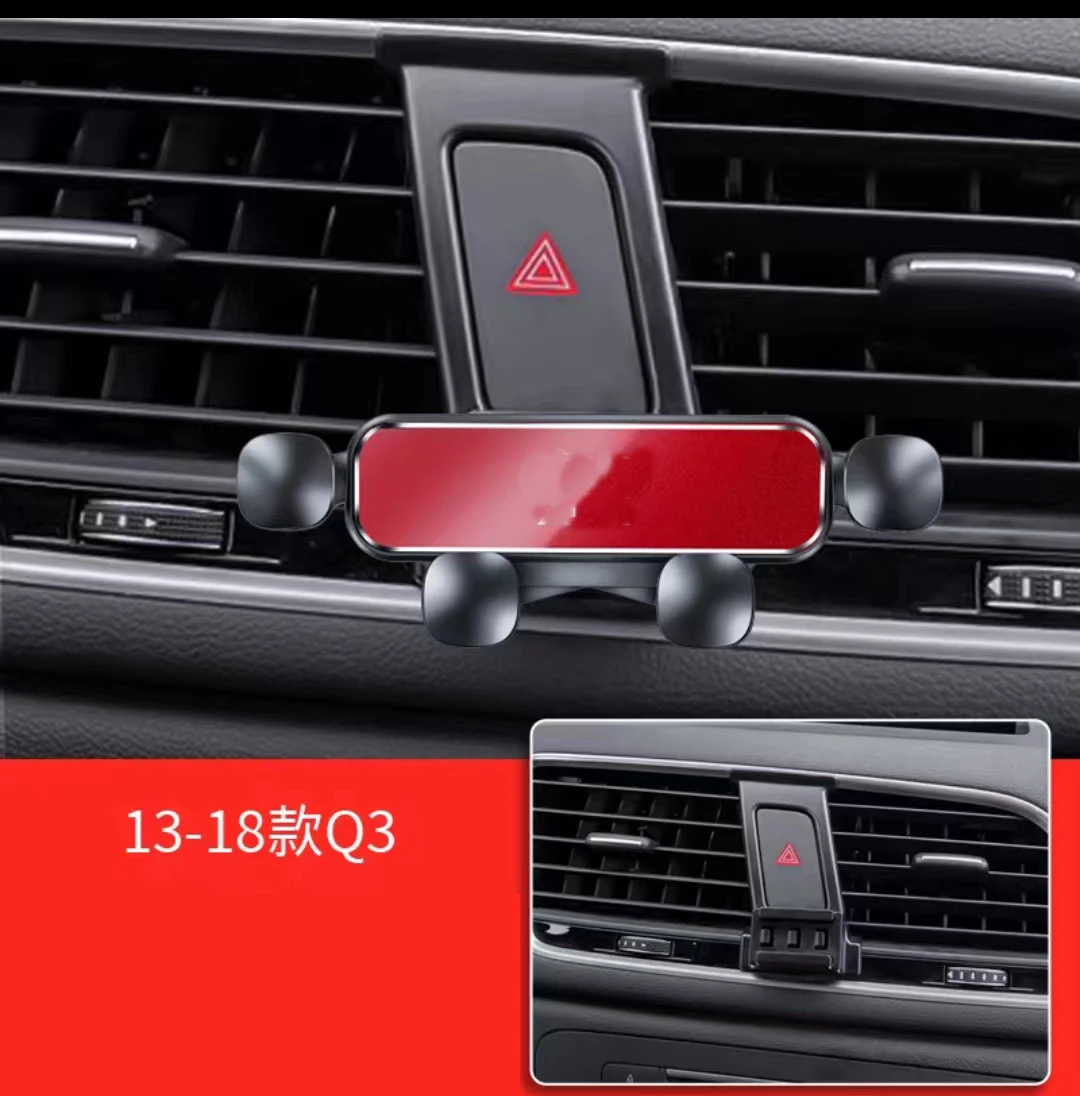 

Автомобильный держатель для телефона Audi Q3 2018, 2017, 2016, 2015, 2014, 2013, кронштейн для стайлинга автомобиля, поворотный, поддержка, Мобильные аксессуары