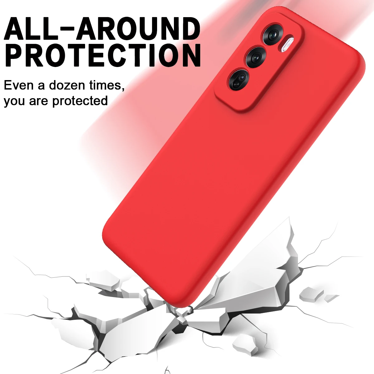 Liquid Silicone Protective Phone Case with Strap – Durable, Soft-Touch Cover for Enhanced Grip and Protection