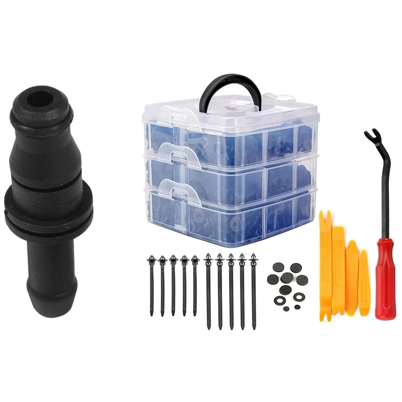 2PCS Car Expansion Tank Coolant Hose Connector for Mercedes C230 2002