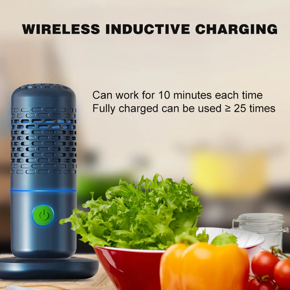 Capsule Vorm Fruit Groente Wasmachine Portable Draadloze Fruit Luchtreiniger Huishoudelijke Voedsel Cleaner Machine 2