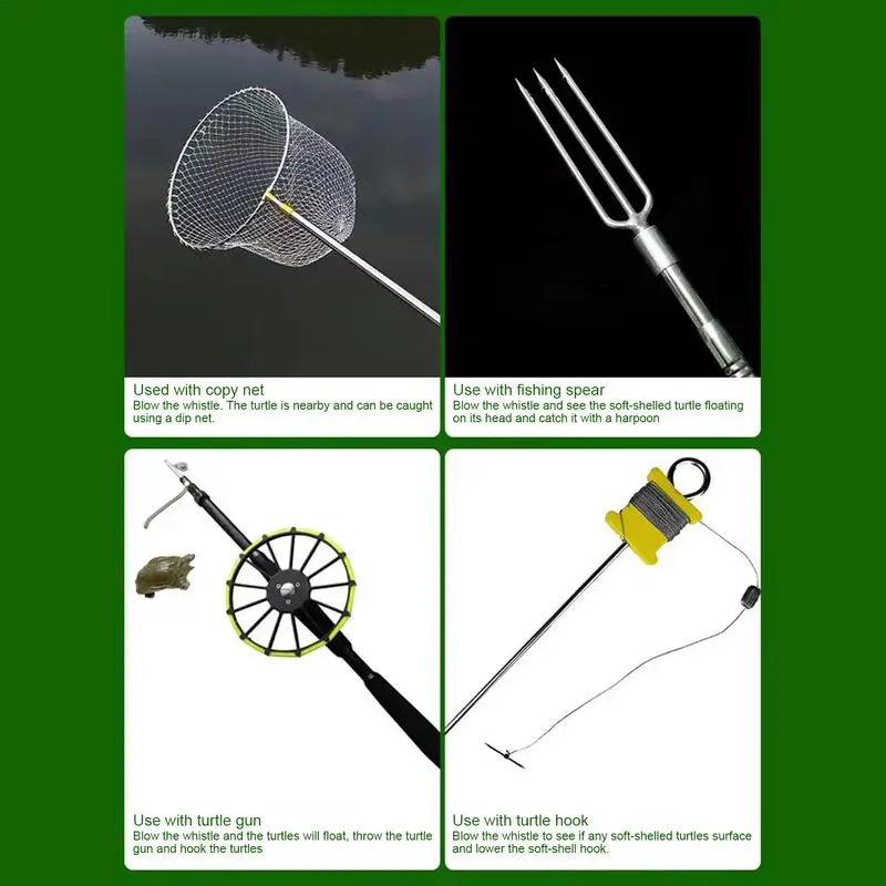 Turtle Whistle Fischer Whistle For Attract Snappers Fishermen's Aids High-Frequency Sound Waves High Penetrating Power