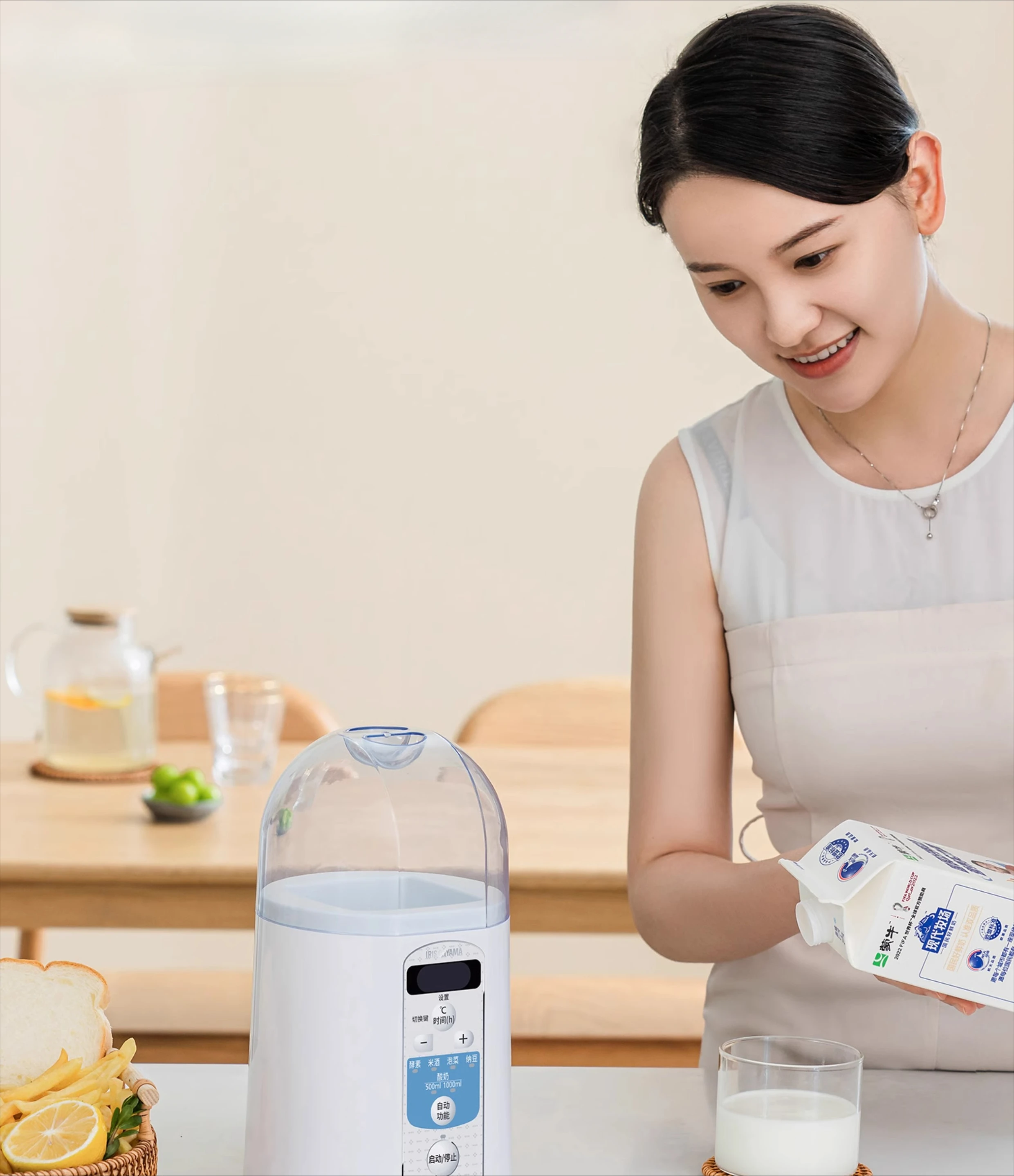 Home Yogurt Machine IYM-013C Small Fully Automatic Multi functional Rice Wine Natto Fermentation Protein Machine