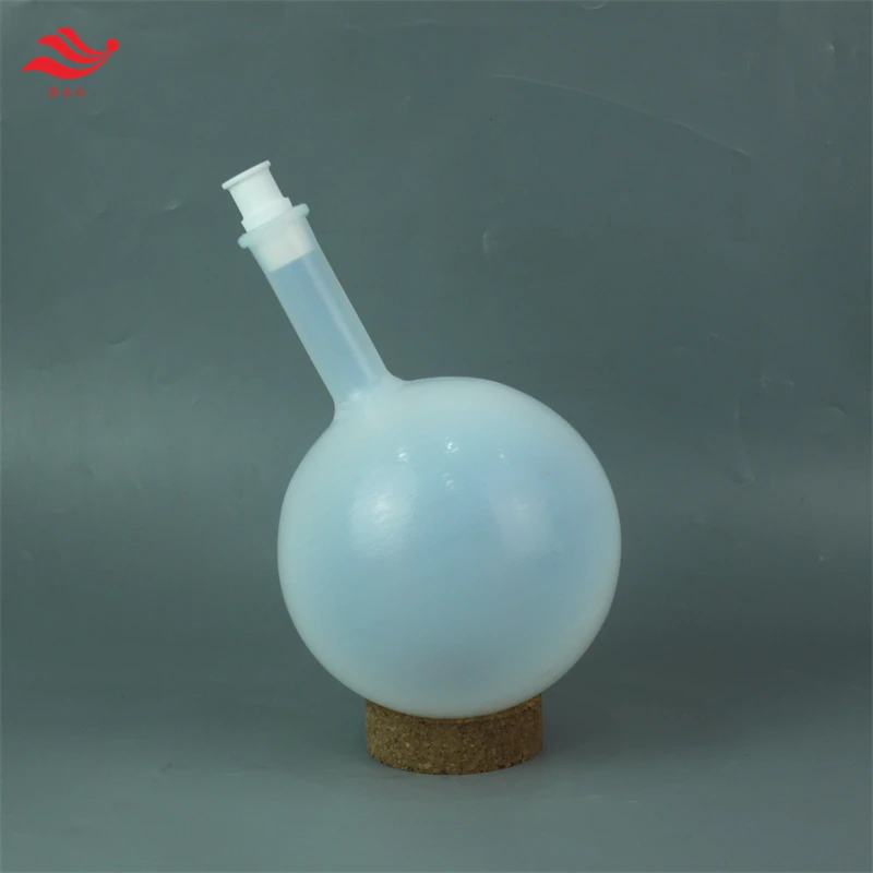 PFA 플라스크 둥근 바닥, 불화 수소산에 강한 대용량 반응기, 1000ml