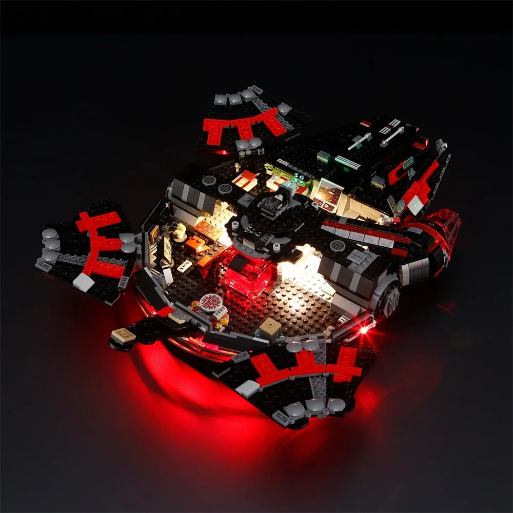 Starsing War Movie Led Light Kit For 75389 The Dark Falcon Millennium Falcon Not Building Blocks (Only Lighting Set) 6