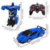 2 in 1 Remote Control Cars RC Transforming Robots Car Models Outdoor Remote Control Sports Deformation Car for Kids Boys Toys 5