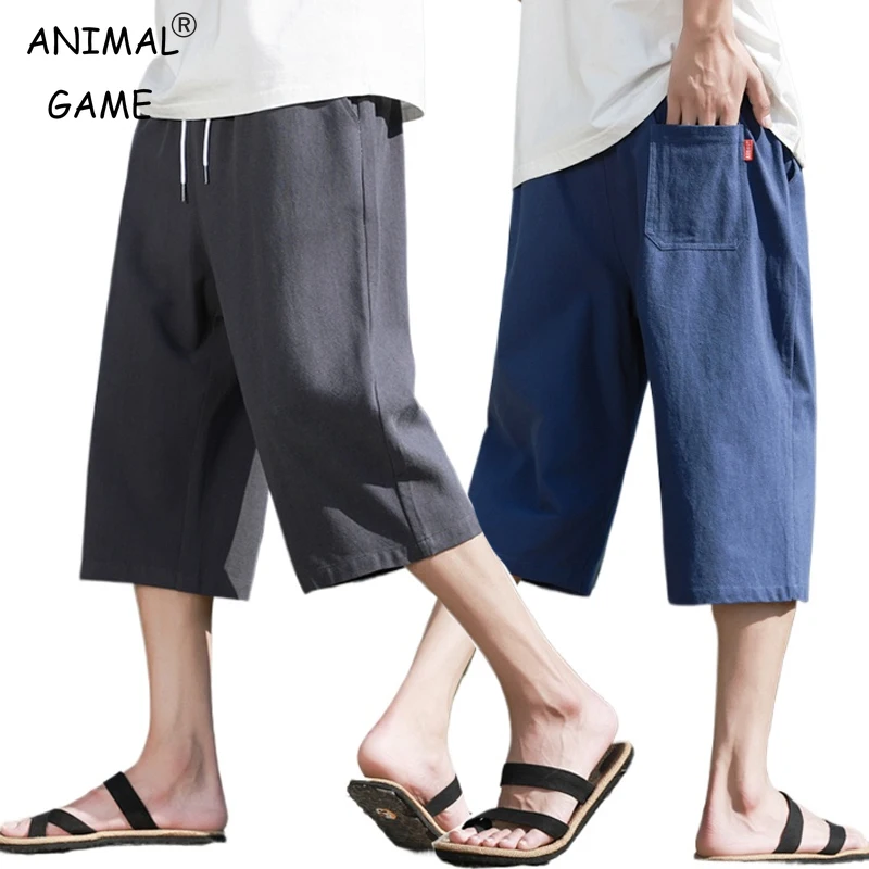 New Linen Short Pants Summer Cotton Solid Color Shorts Large Lightweight Shorts Men Beach Shorts for Men Breathable Sweatpants 1 New Linen Short Pants Summer Cotton Solid Color Shorts Large Lightweight Shorts Men Beach Shorts for Men Breathable Sweatpants 1
