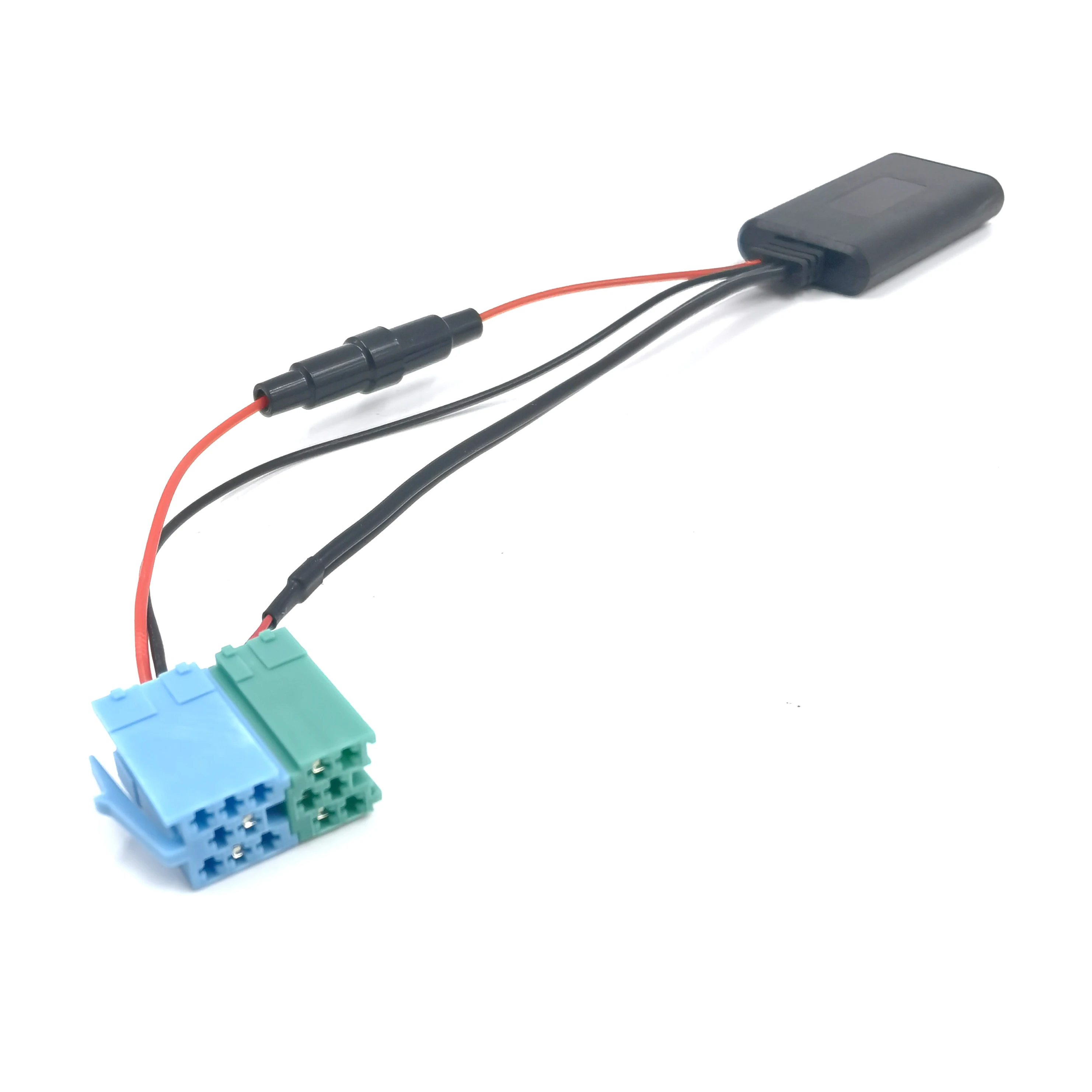 Biurlink Autoradio Grün Blau Mini ISO 6Pin 8Pin Stecker Bluetooth 5.0 Aux Kabel Adapter für Renault Radio Updatelist – Detail 7