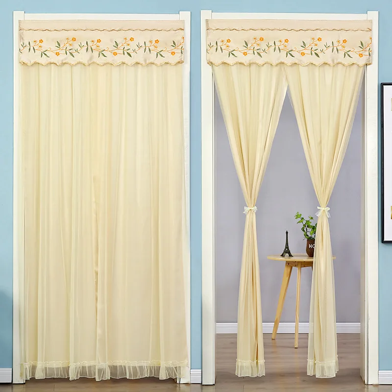 New Double-Layer Anti-Mosquito Curtains For Home Bedroom Kitchen  Self-Adhesive Curtains With Velcro Curtains Easy To Assemble - AliExpress