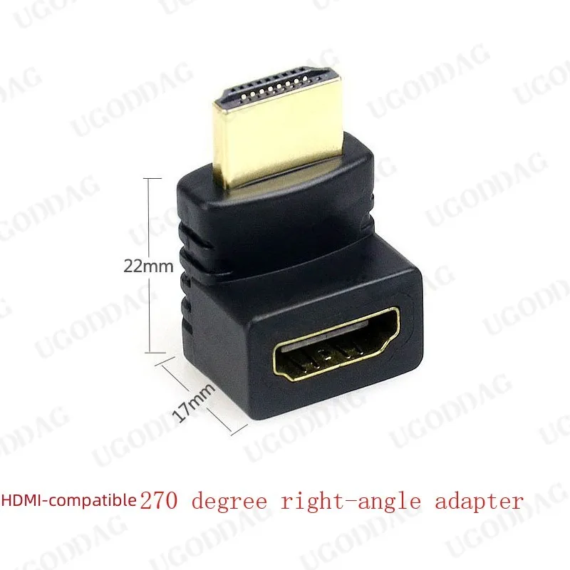 HDMI Adapter Cable HDTV Adapter Cable HDMI Adapter USB Adapter Cable HDMI-compatible 90 Degree right-angle Adapter HDMI-compatible 270 Degree Male to Female HD Elbow Connector