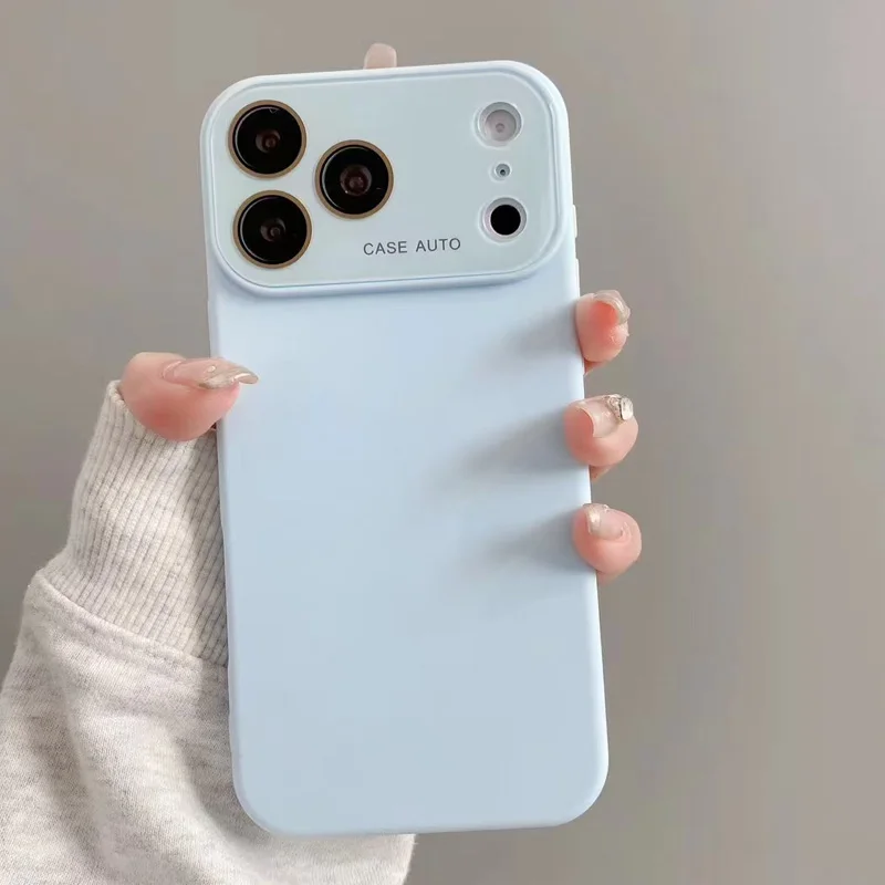 Enhanced Camera Protection Silicone TPU Phone Case - Soft Back Cover