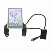 Compteur LCD pour vélo électrique, 5 broches, 24V, 36V, 48V, 60V, universel pour Scooter électrique M5, panneau LCD pour vélos électriques 31.8 22.2mm 1