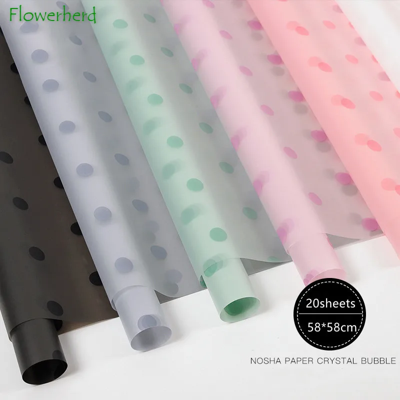 Vegetarian Paper Wrapping Paper Bouquet Craft Paper 58x58cm