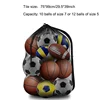 1PC 72 * 100CM Large Capacity Drawstring Drawstring Sports Bag Basketball Storage Mesh Volleyball Mesh Football Bags Accessories 4