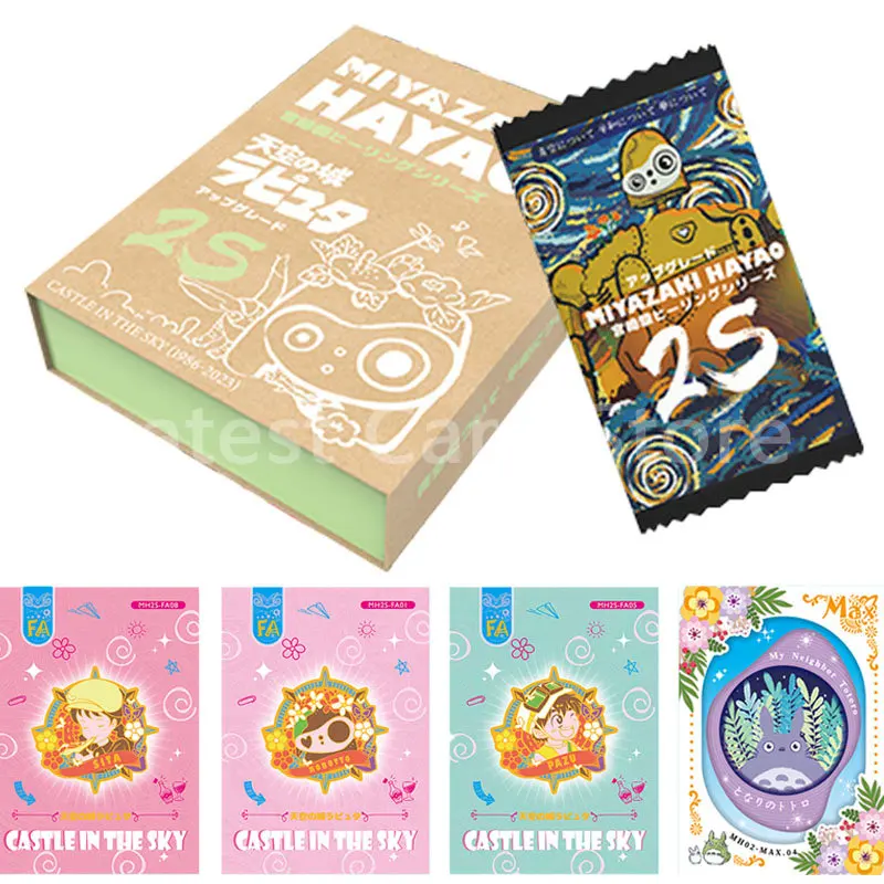 

Hayao Miyazaki Series Card Box Collection Anime Movie Character Hidden ART Original Hand-painted Illustration Cards Children Toy