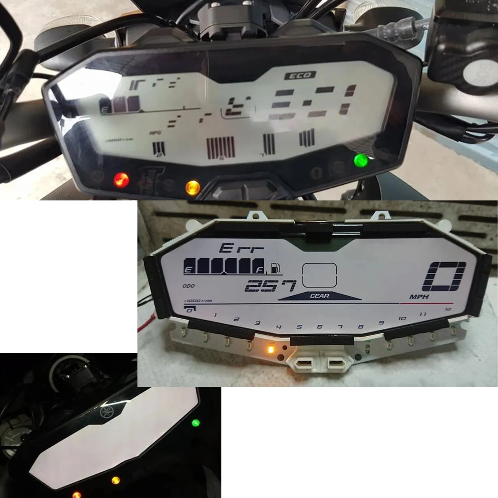  ӵ LCD ÷, ߸ MT-07 MT07 FZ07 Ʈ̼ 700 2014-20 , ڵ  ׼, 1 