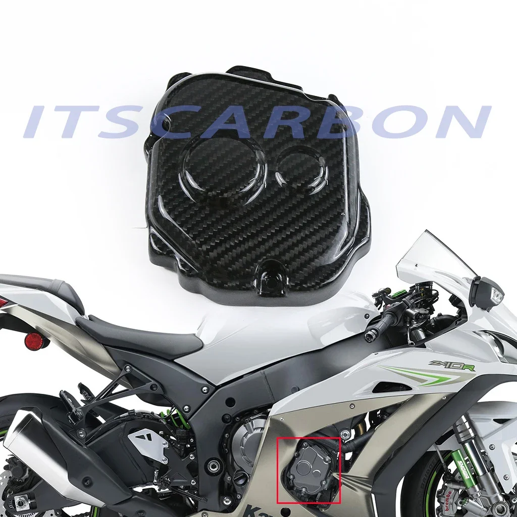 

For Kawasaki ZX10R ZX 10R 2011-2018 2019 2020 2021 2022 3K Carbon Fiber Motorcycle Accessories Engine Cover Kits