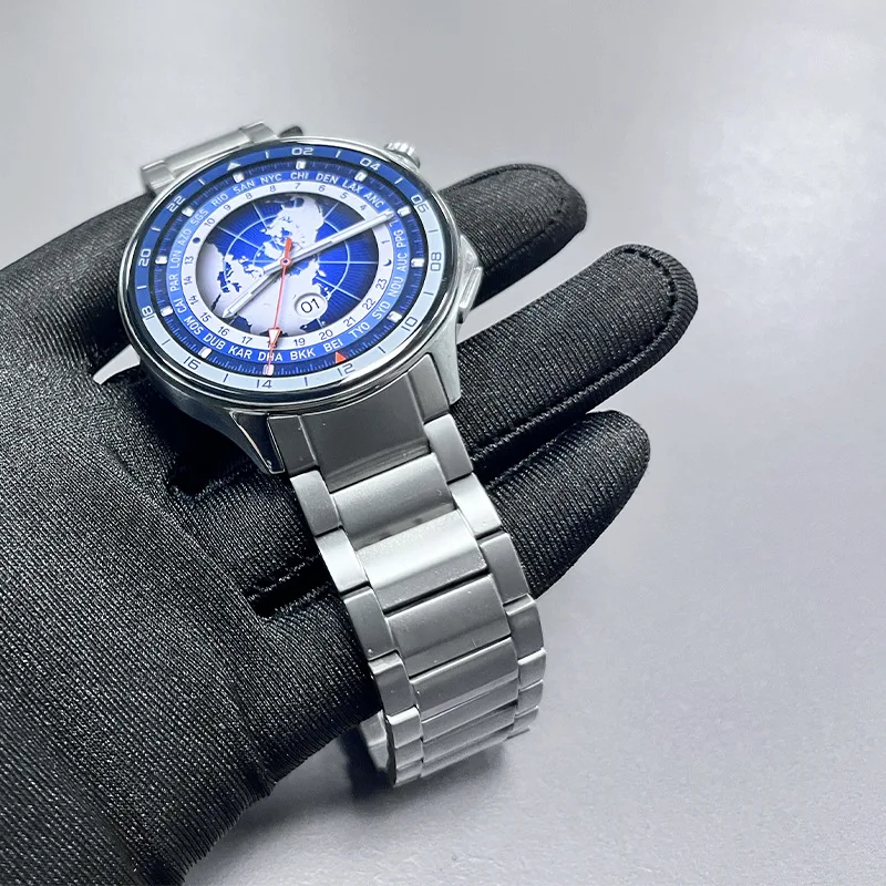 Cinturino in lega di tanio senza spazi vuoti per OPPO Watch X, cinturino di ricambio per interfaccia circolare per Smartwatch OPPO X  1511