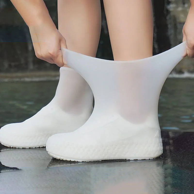 Silicone Shoe Covers Shoe Covers Thickened Non-slip Silicone Waterproof Shoe Cover Reusable
