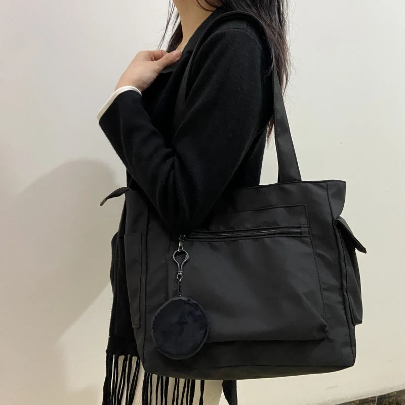 

Large Capacity Popular Tote Bag Fashionable Versatile Shoulder Bag Commuting Composite Bag Unisex High Quality HandBag