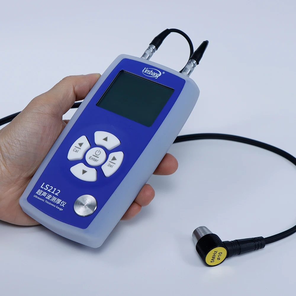 

LS212 Ultrasonic Wall Thickness Gauge for Glass Metal Measuring Instrument Device Range 0.8-350mm