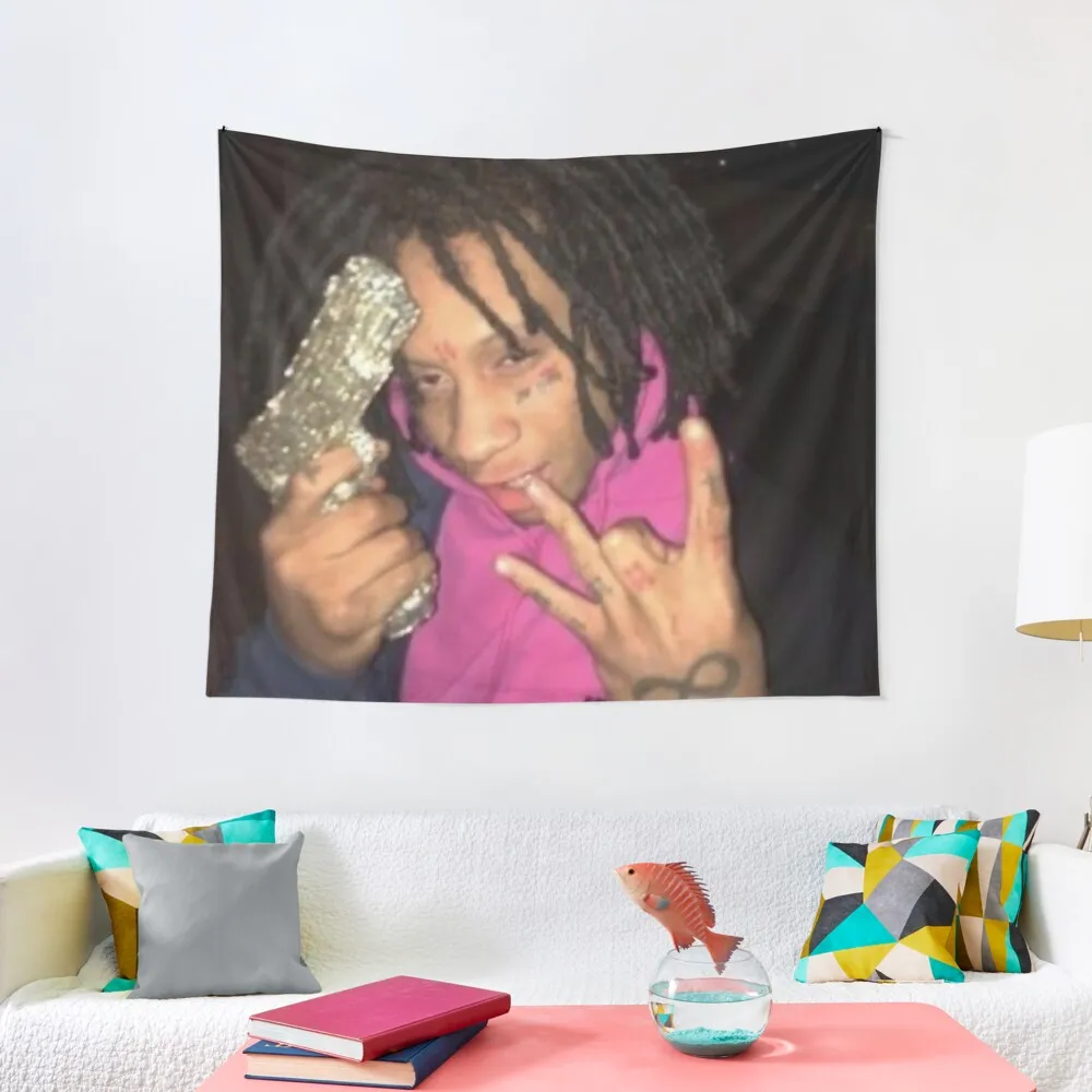 

Trippie red aesthetic Tapestry Decoration Bedroom Custom Tapestry