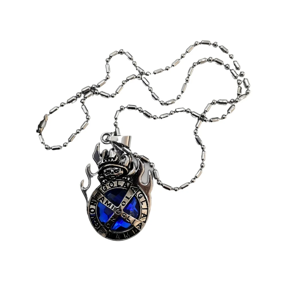 Anime HITMAN REBORN Sawada Tsunayoshi Metal Necklace