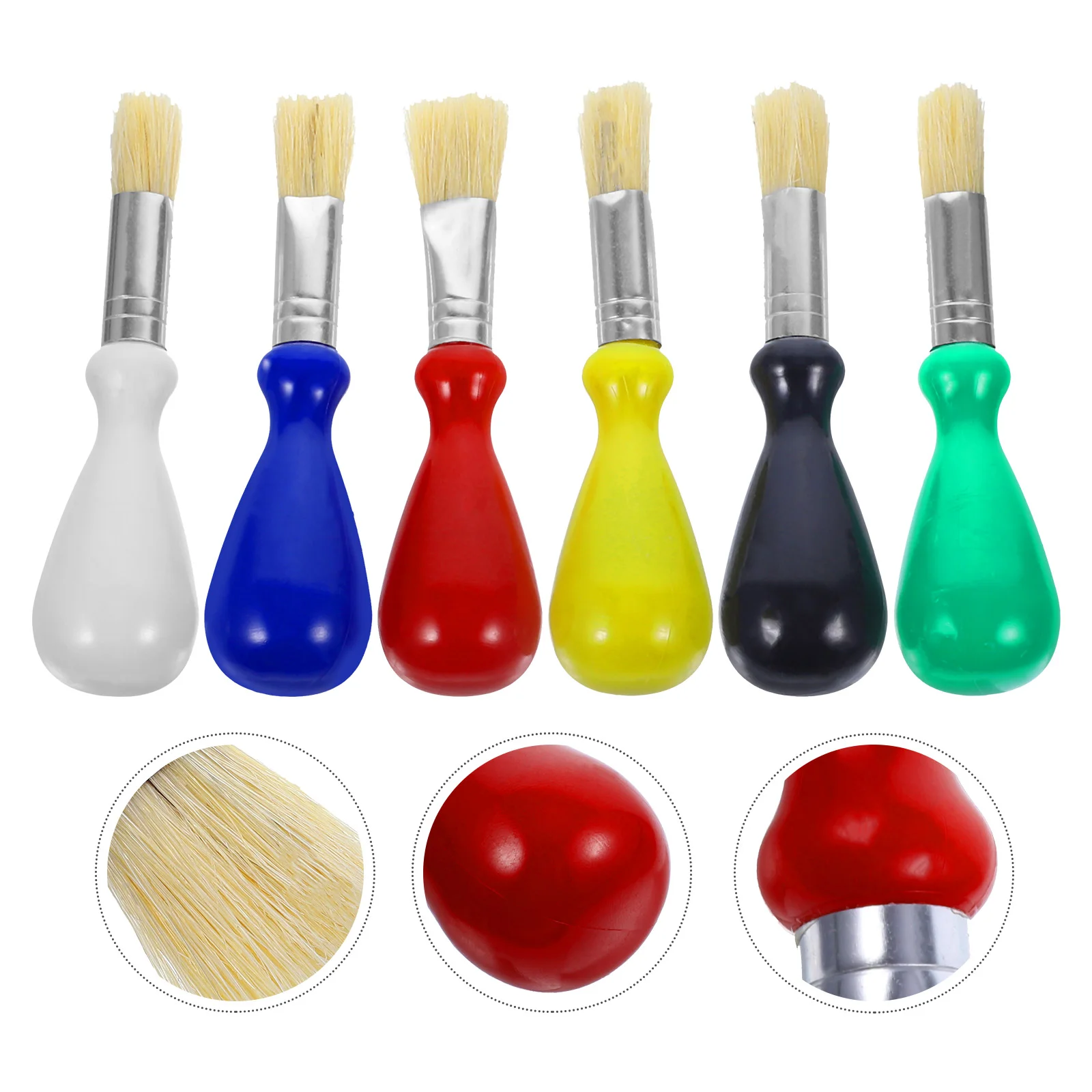 

6 Pcs Painting Brush Kids Crafts Suit Professional Watercolor Toddler Reusable Practicing Supply Multi-function Acrylic Child