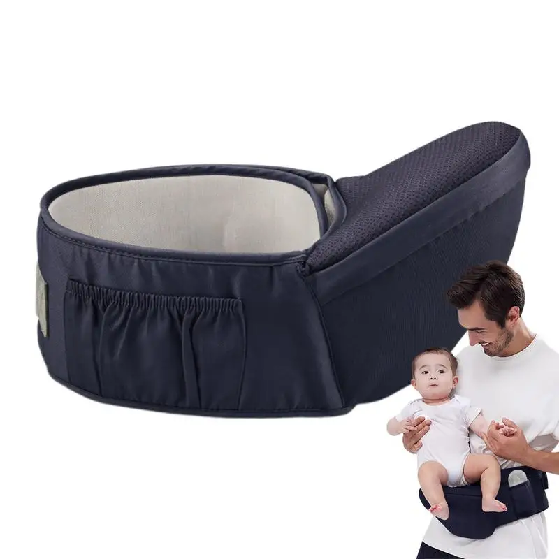 

Child Carrier Slings Ergonomic Newborn Carrier With Multiple Pockets Large Capacity Pocket & Ergonomic Support Seat Shock