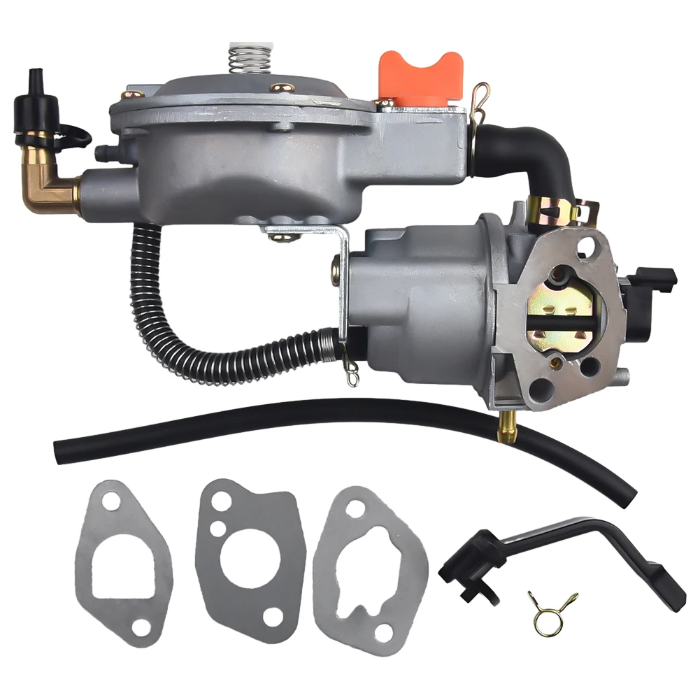 1Set Carburatori Per Honda Gx160 2Kw 168F 2.8Kw Gx200 170F Con Induttanze Manuali Carburatore A Doppio Carburante Kit Di Conversione Gpl