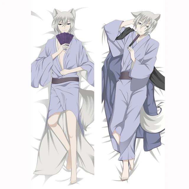 Tomoe Kamisama Kiss Dakimakura Anime Body Pillow Case 17110 Male Animal  ears Kimono –