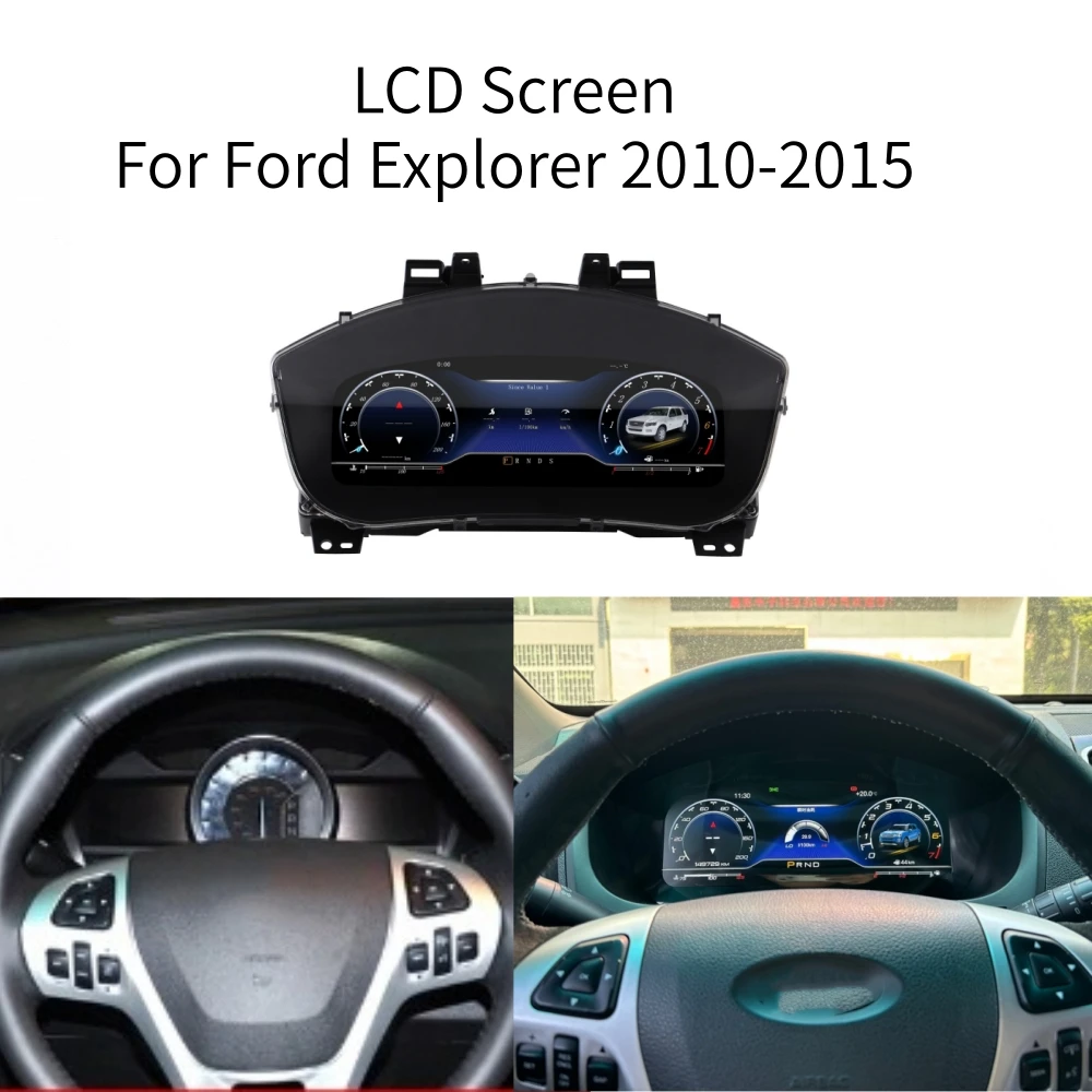 Pantalla LCD Android para Ford Explorer 2010-2015, Velocímetro, Panel de Instrumentos Digital, Tablero de Mandos, Carplay 1