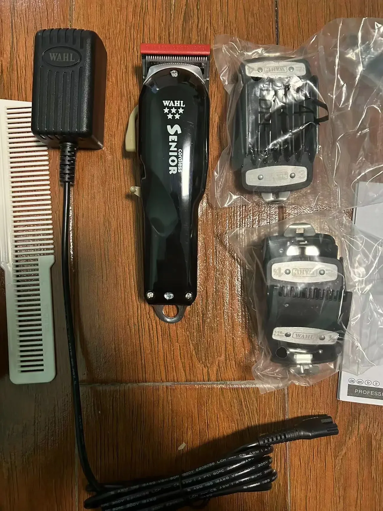 Wahl 8504 시니어 전문 무선 헤어 클리퍼, 스타일리스트 및 이발사용, 5 성급 시리즈