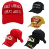1pc Make America Great Again Hat Take America Back Hat with USA Flag Embroidery Adjustable Mesh Baseball Cap 1