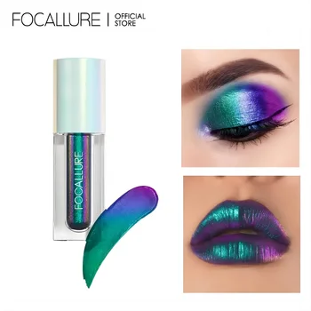 FOCALLURE 글리터 리퀴드 아이섀도우, 방수 다용도 카멜레온 다이아몬드, 경량 아이 섀도우 라이너, 메이크업 화장품
