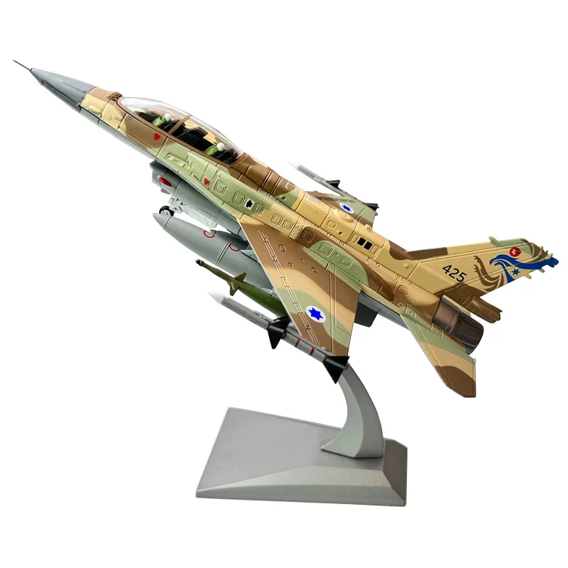 

1:72 Israeli Air Force F16 F-16I Soufa Fighting Falcon Fighter Plane Diecast Military Aircraft Model Children Gift Toy