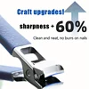 2023 New Stainless Steel Nail Toenails Clippers Cutter With Anti-Splash Cover Sharp Trimmer Pedicure Care Professional Nail File 1