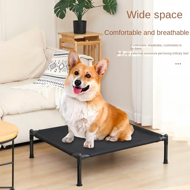 Dog Cat Folding Pet Elevated Pet Bed Portable Cat Dog House  Washable Removable  Cats Kennel Puppy Beds Four Seasons 6
