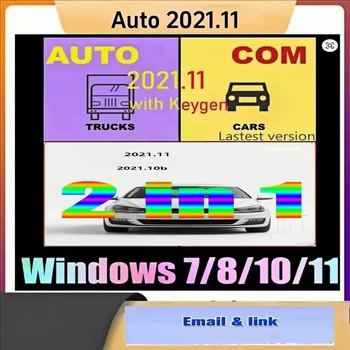 Software Diagnostico Auto Popolare 2025 Autocoms 2021.11 e 2021.10b con Keygen per DS-150-E per Auto e Camion