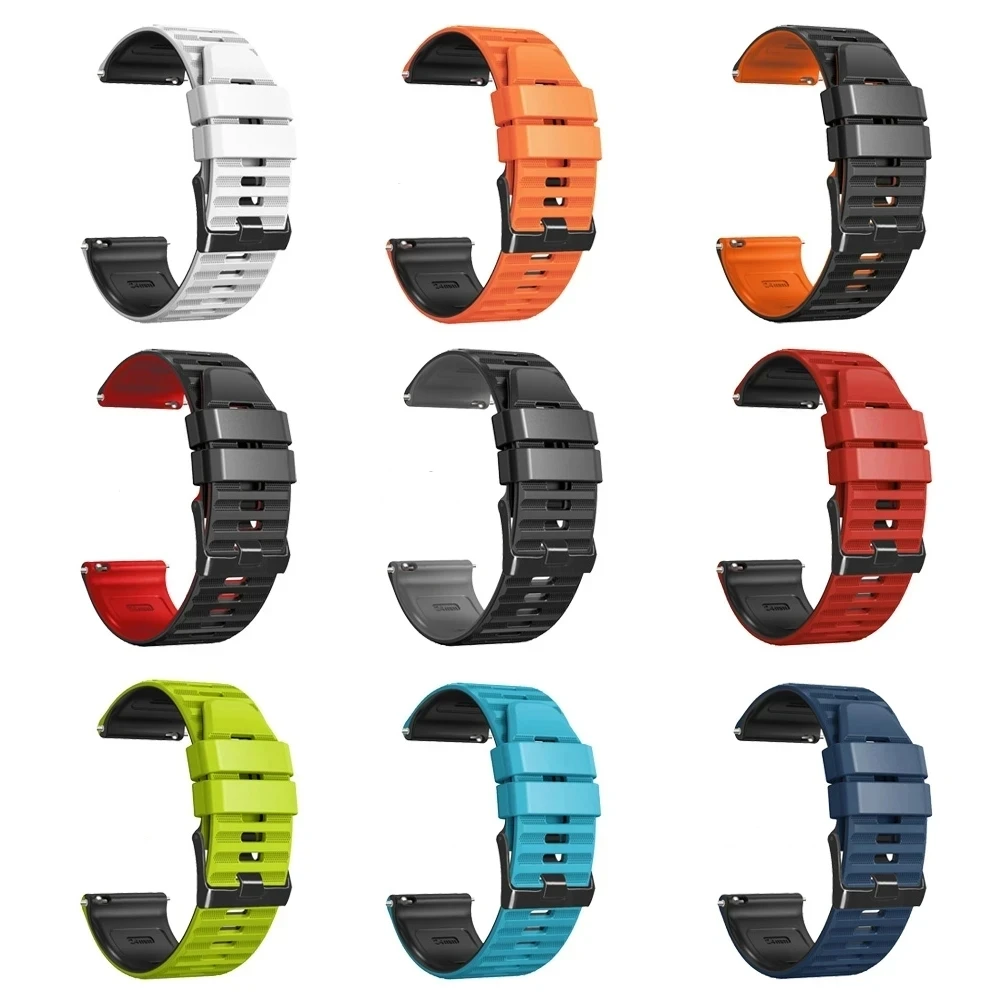 Premium Sports Silicone Watch Strap for Smartwatches - Enhanced Comfort and Style