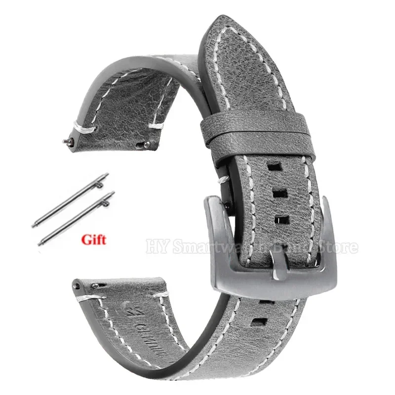 Elegant Leather Quick Release Watch Band - Versatile Fit & Sporty Design
